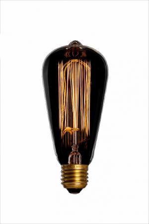 Edison glödtrådslampa på 40w