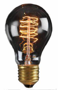 vintage glödtrådslampa