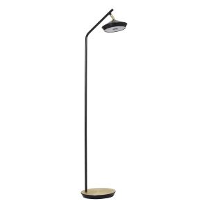 svart modern golvlampa