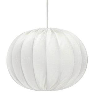 Hilma taklampa - BOLLAMPA i tyg PR Home Elfenbenvit