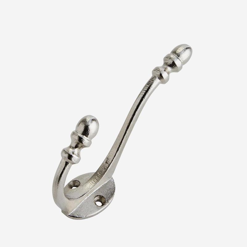 klädhängare / krok silverfärg
