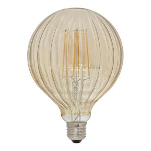 mönstrad led glob lampa