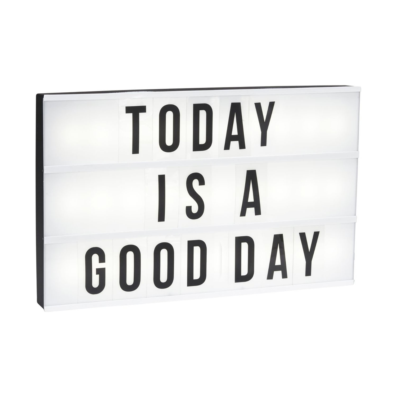 Ljuslåda med text Ljuslåda med text