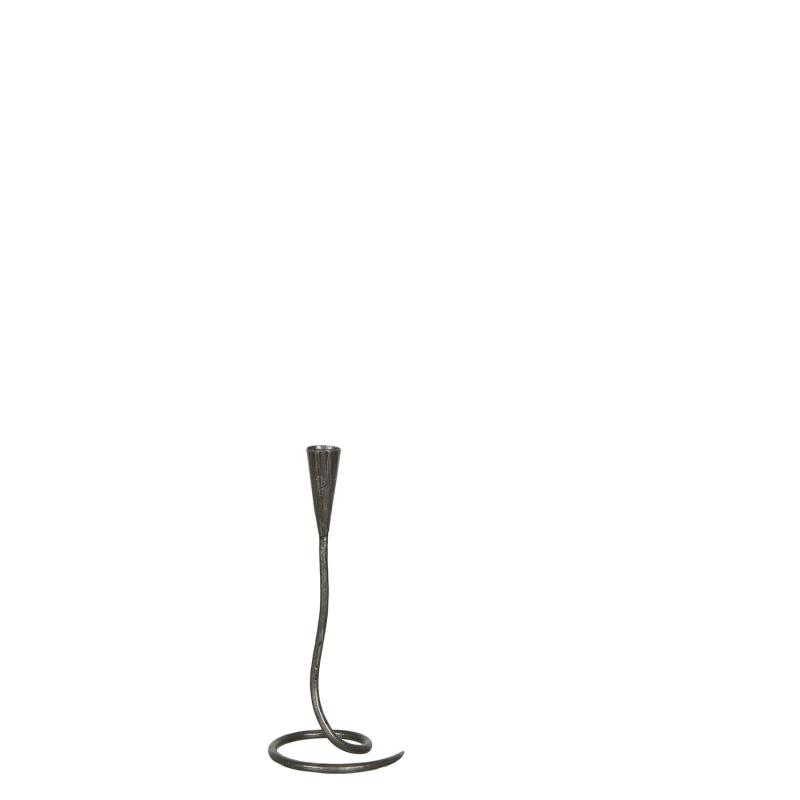 rustik ljusstake i svart smide