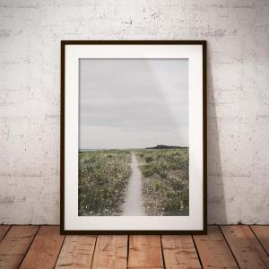 inramat foto av öländskt landskap