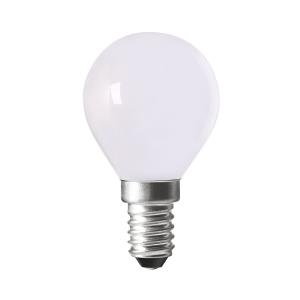 LED-lampa i tonat vitt glas – E14