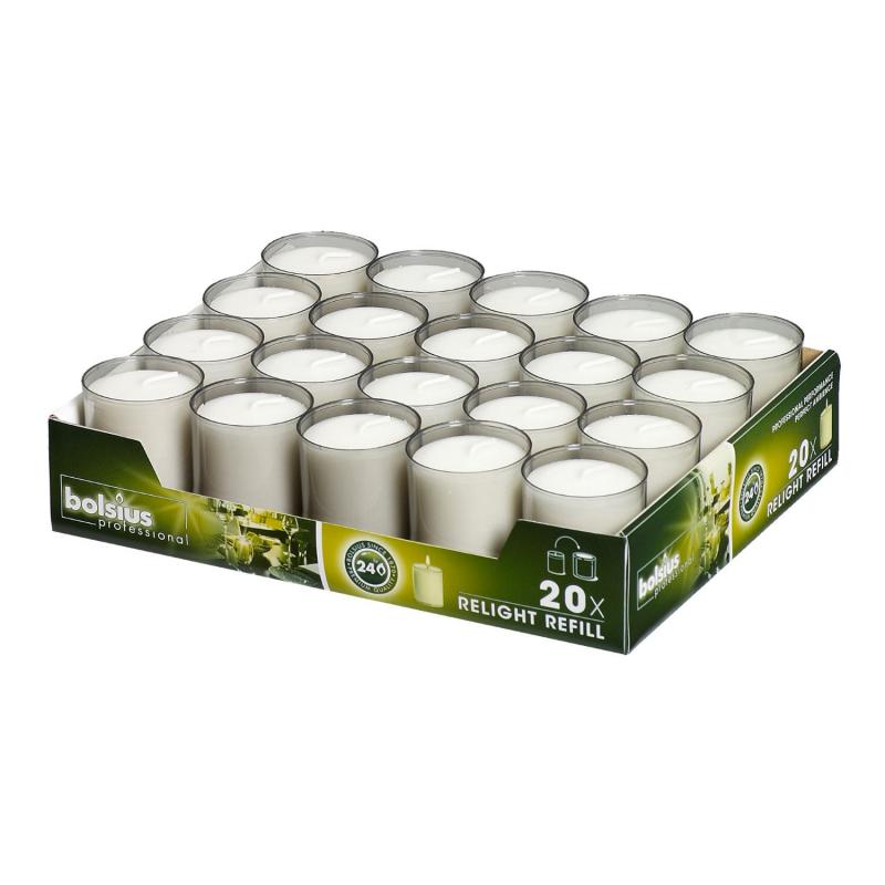 20-pack ljusrefill