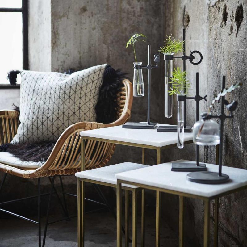 MILAN satsbord med marmorskiva – soffbord x 3 från Affari