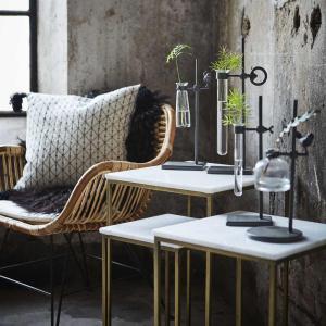 MILAN satsbord med marmorskiva – soffbord x 3 från Affari