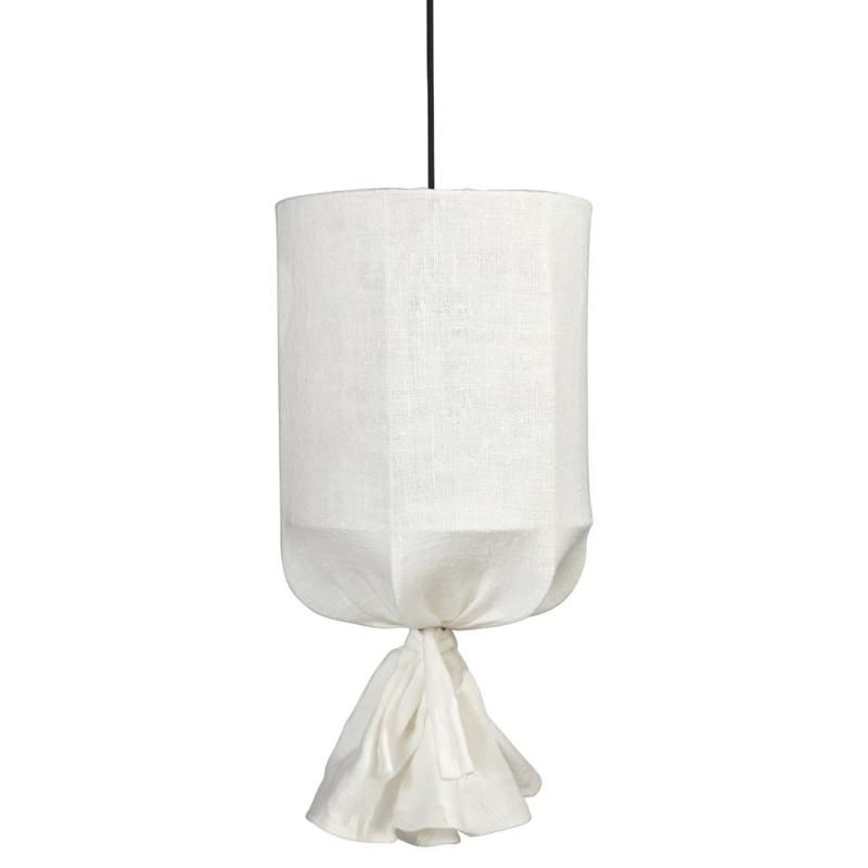 Skira utomhuslampa i vitt tyg