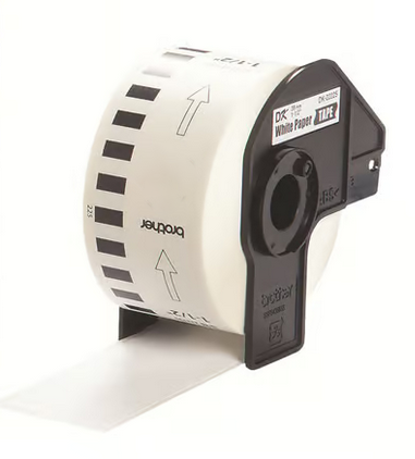 10 st etikettrullar till Brotherskrivare