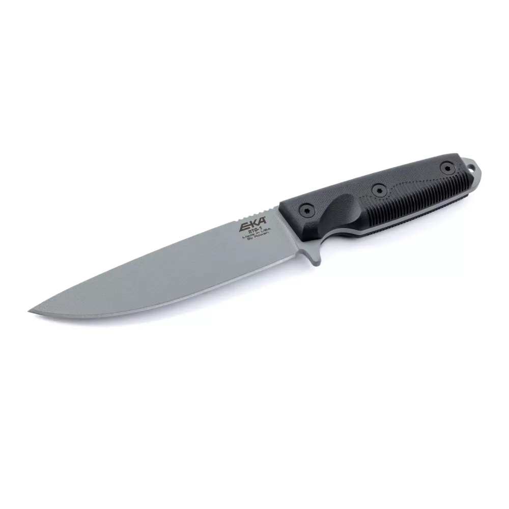 EKA RTG-1 Grey Blade, Black G10 Handle