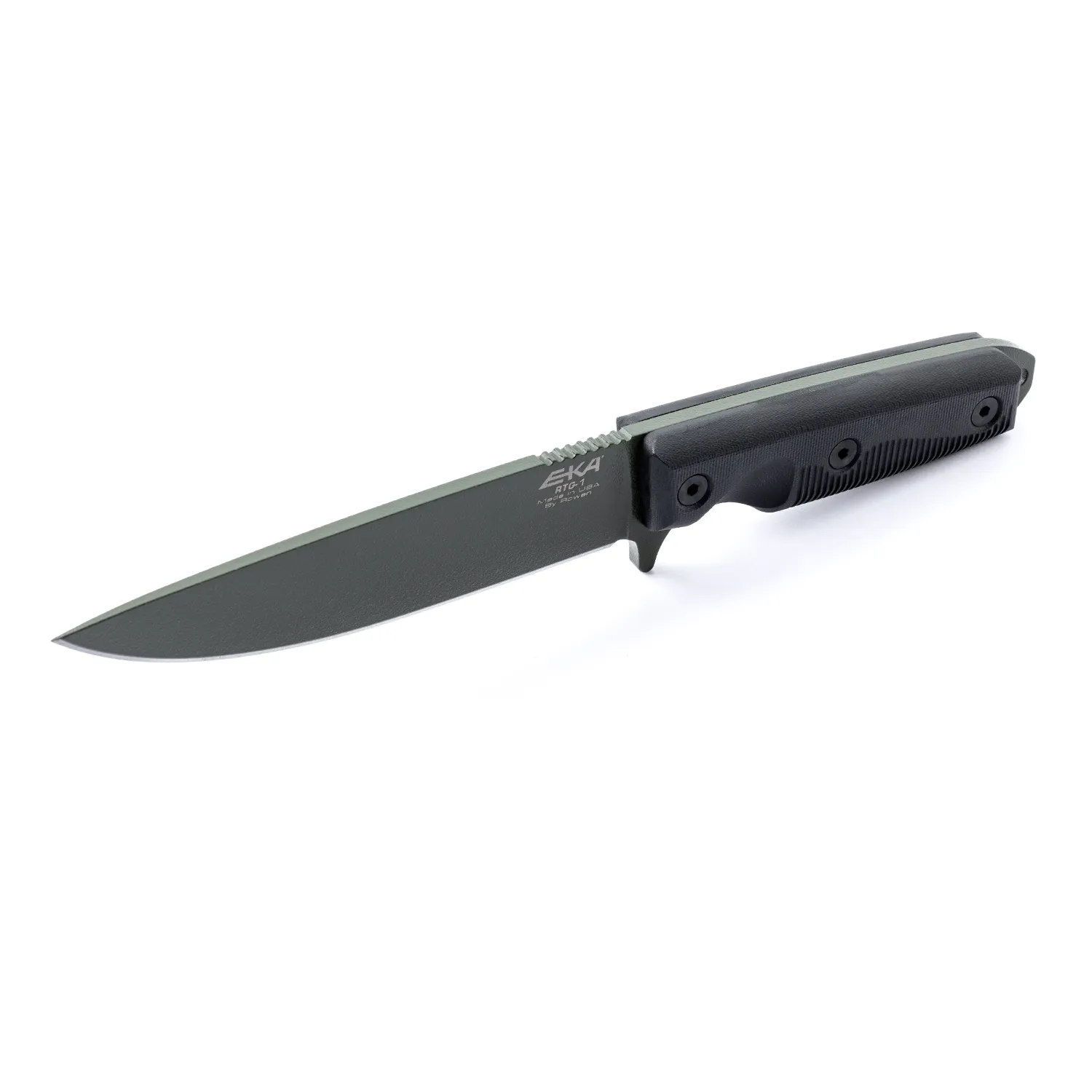 EKA RTG-1 Olive Blade, Black G10 Handle
