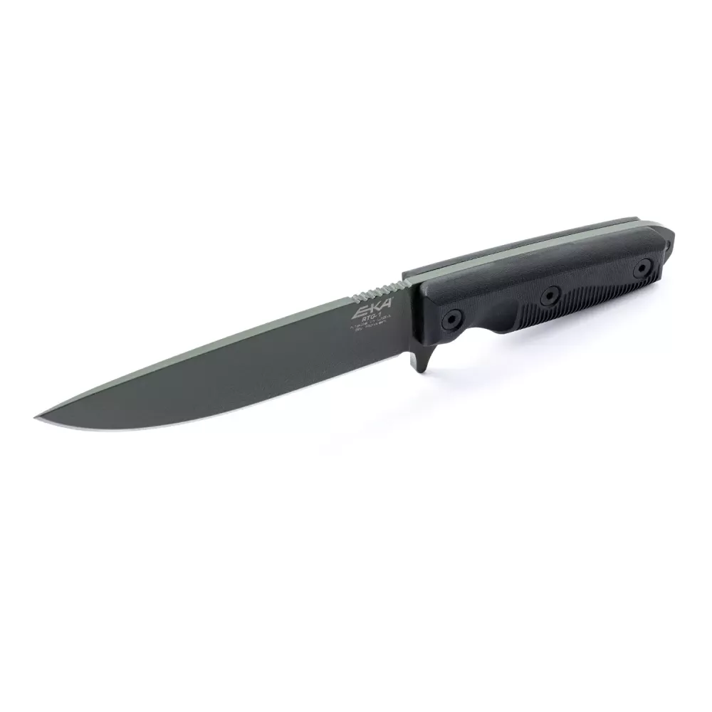 EKA RTG-1 Olive Blade, Black G10 Handle
