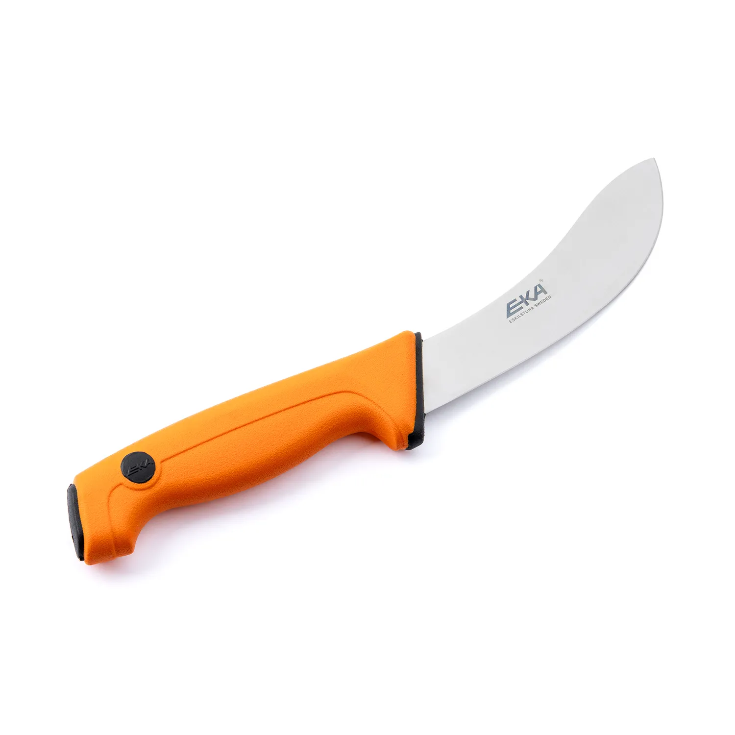 Flkniv av svenskt kvalitetsstl med extra brett blad, fr maximal  effektivitet vid flning av djur.