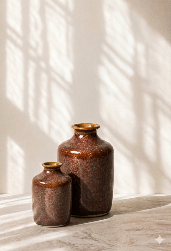 Vas flaska, Skuggblå