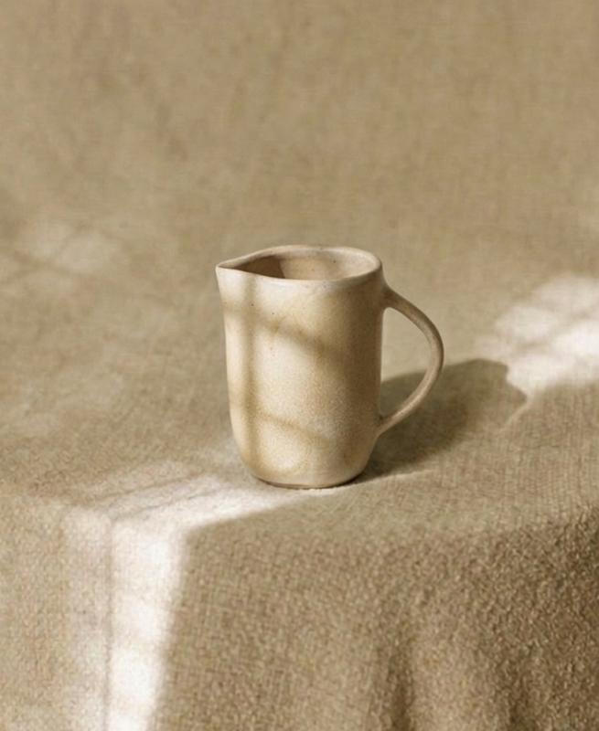 Stor kanna med handtag, Sandsten