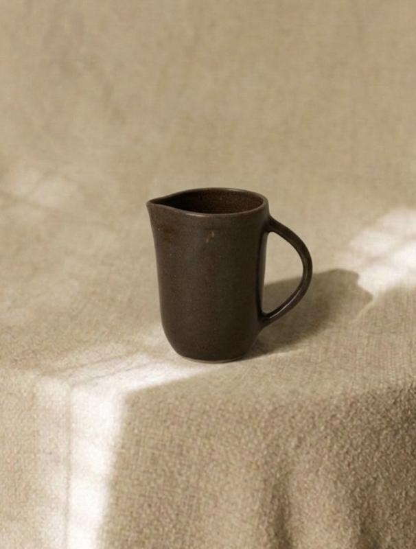 Stor kanna med handtag, Mocca