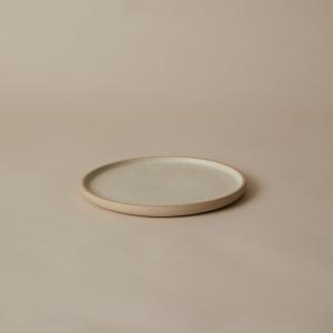 Smooth plate in Vintage white