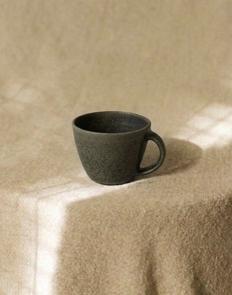 Slät kopp, Skogsgrön