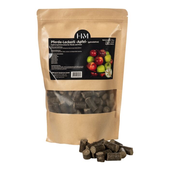 Hästgodis -Äpple- spannmålsfritt 750 g