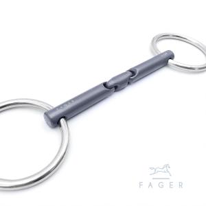 Fagers MADELEINE - Fagers Bridoon Double Jointed Titanium bit