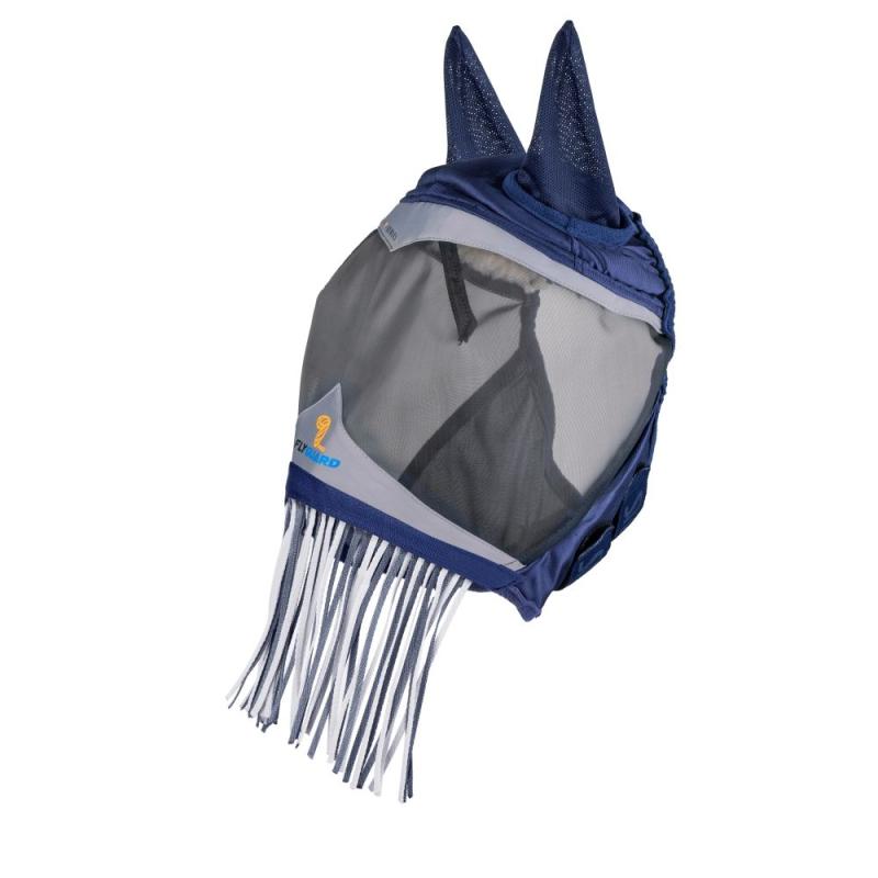 FLYGUARD FINE MESH FLUGHUVA MED ÖRON & NOSFRANSAR, NAVY