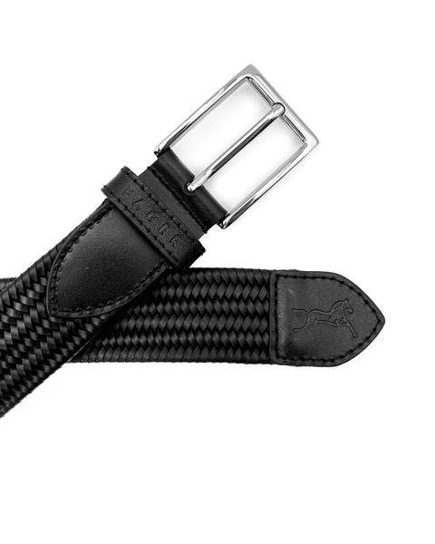 Fager Elastiskt läderbälte