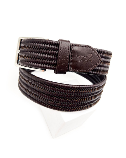 Fager Elastiskt läderbälte