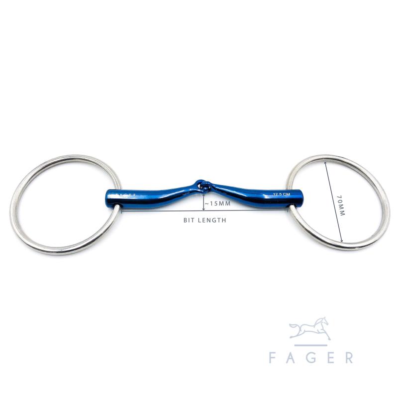 Fagers Titanium FSS™ Tongue relief bit FANNY