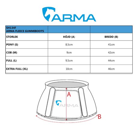 Arma fleece gummiboots