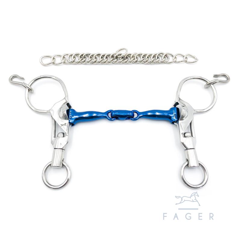 Fagers Icelandic Titanium Double Jointed Short Shanks bit SABINA