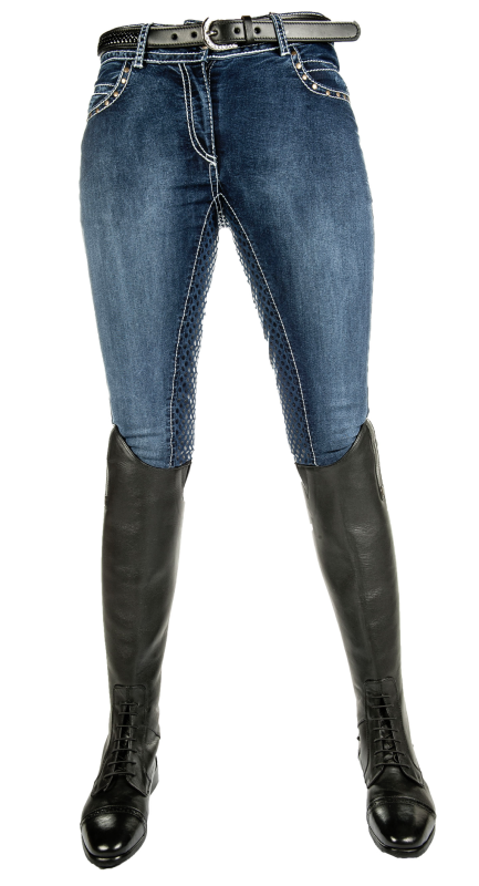 Ridbyxa Pasadena, jeans, helskodd silicon