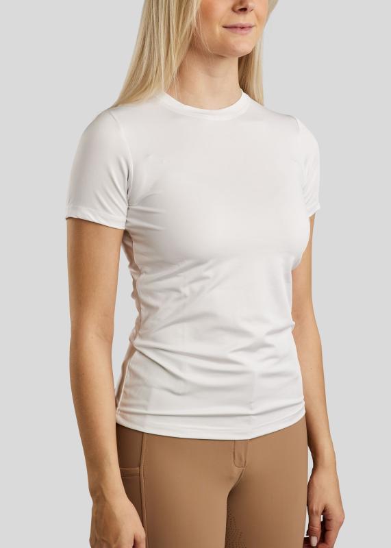 MoWendy T-shirt med laserskuren logotyp
