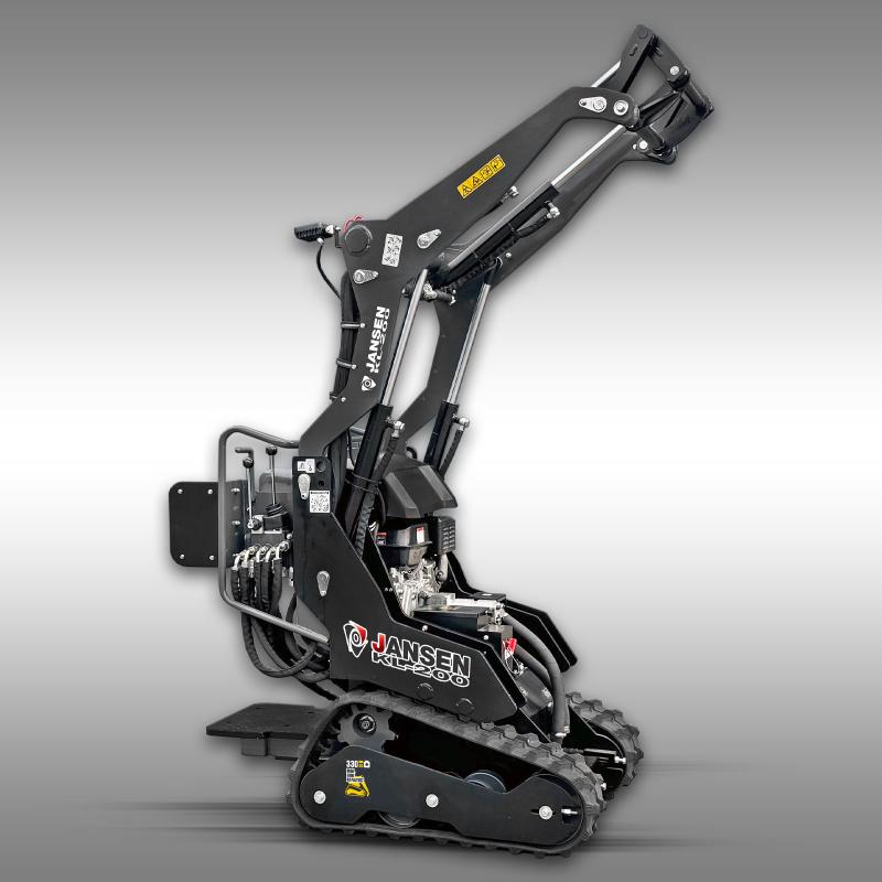 Minilastare Jansen KL-200, pallgaffel, schaktblad och skopa SET