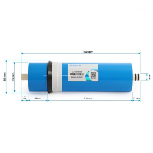 RO Membran 1200L/dygn 300GPD 10" (254mm)