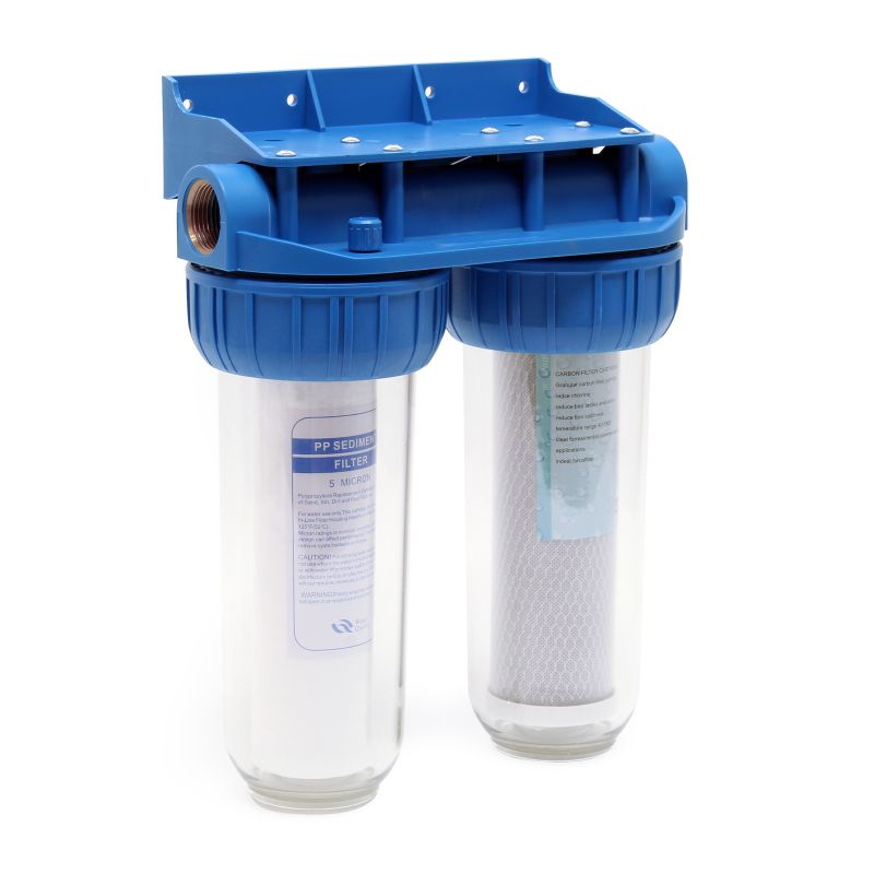 Dricksvattenfilter Dubbelt 1 tum (32,89 mm) 10"