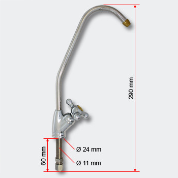 RO vattenkran 1/4 Inch - 6,35mm Imperial ES-02