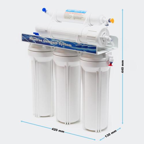 Omvänd osmos dricksvattenfilter RO 190 L/dag