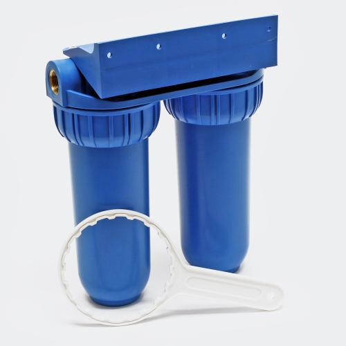 Dricksvattenfilter dubbelt 3/4" (26,16 mm) 10"