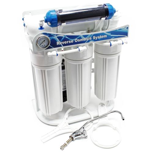 Omvänd Osmos 5-stegs vattenfilter RO 400GPD 1500 L/dygn