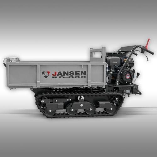 Larvdumper RD-800, hydraulsik tipp, platt tråg, 13hk