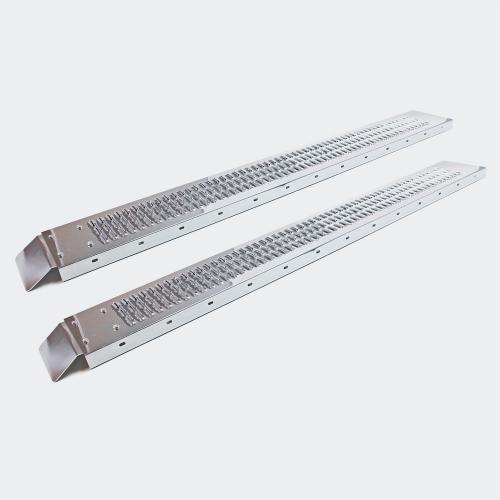 2x Uppkörningsramp av galvaniserat stål