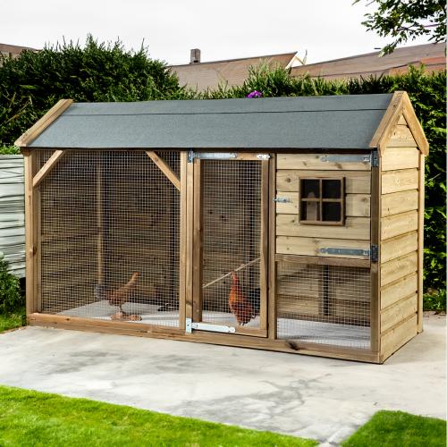 Lyxig hönsgård med hage Kikki