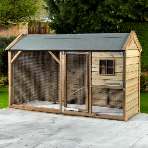 Lyxig Kaninbur med hage Lulu