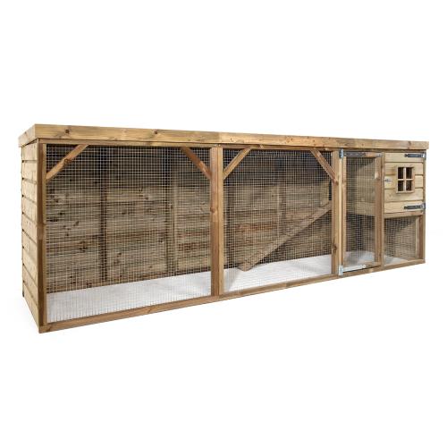 Lyxig kaninbur med stor hage Bruno