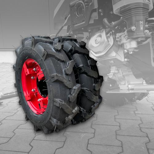 Komplett uppsättning tvillinghjul inklusive monteringsmaterial Jansen MGT-600