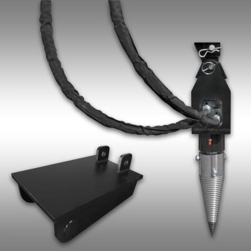 Skruvklyv JSK-350-MS01, Konklyv, klyvskruv, konisk klyv