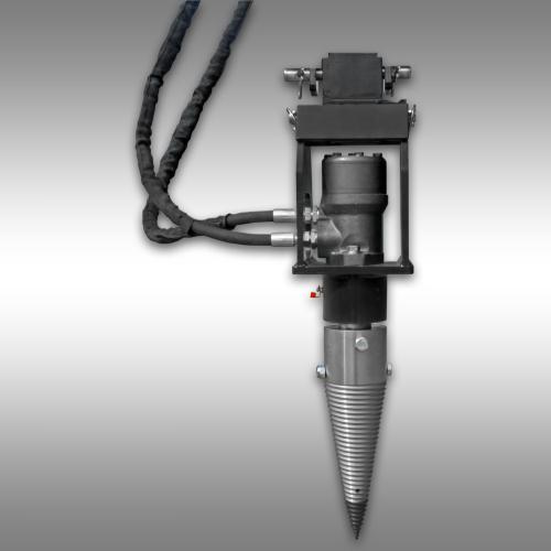 Skruvklyv minigrävare JSK-350-PG, Konklyv, Konisk klyv