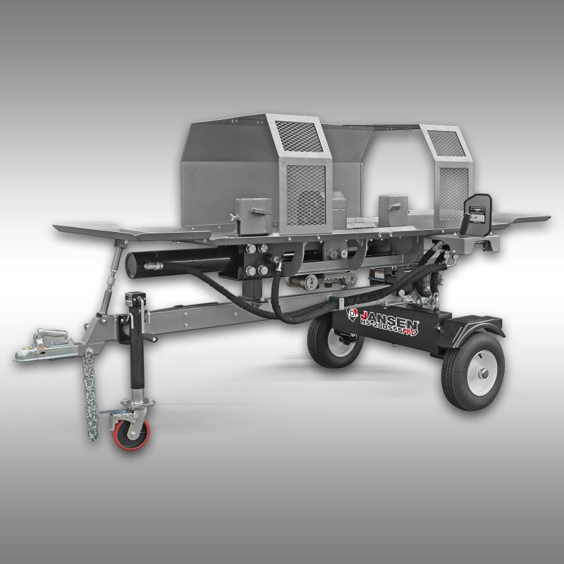 Vedklyv dubbel Jansen HS-20DS55pro, 20t, 55cm, bensinmotor, dubbelklyv
